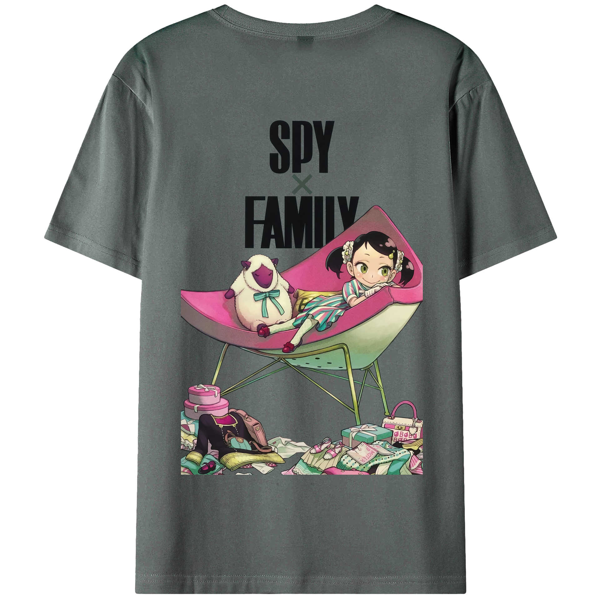 （画像用） SPY×FAMILY间谍家家酒 綿100％半袖Tシャツ（背面プリント）
